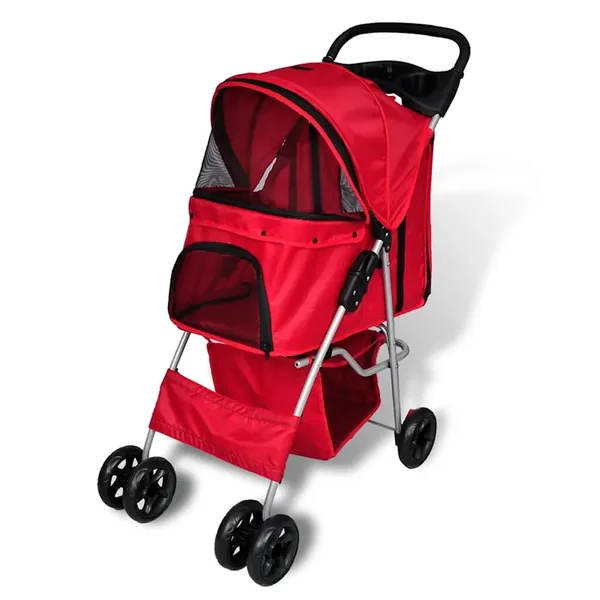 Poussette pour chiens Rouge