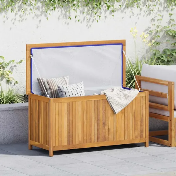 Garden box 114x50x58 cm Solid teak wood