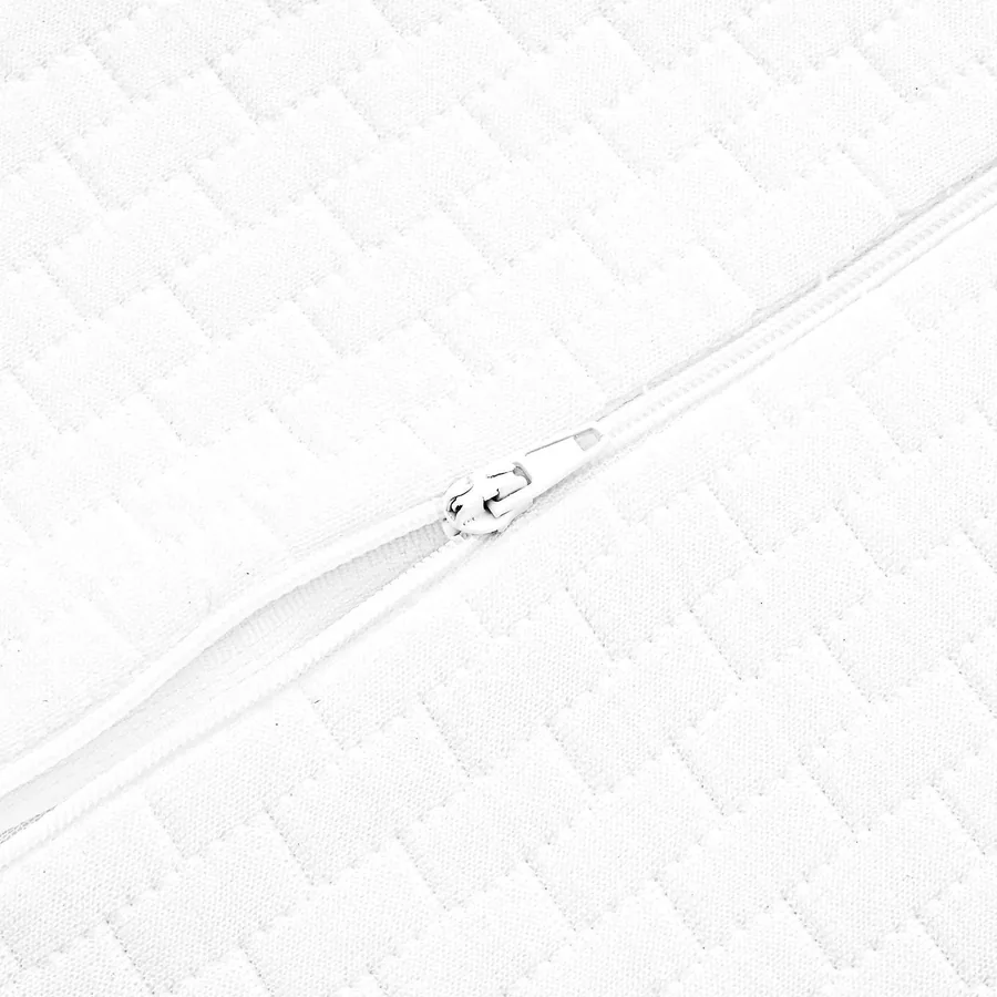 Coussin de sommeil Uni Blanc 57 x 37 x 11,5 cm - 6