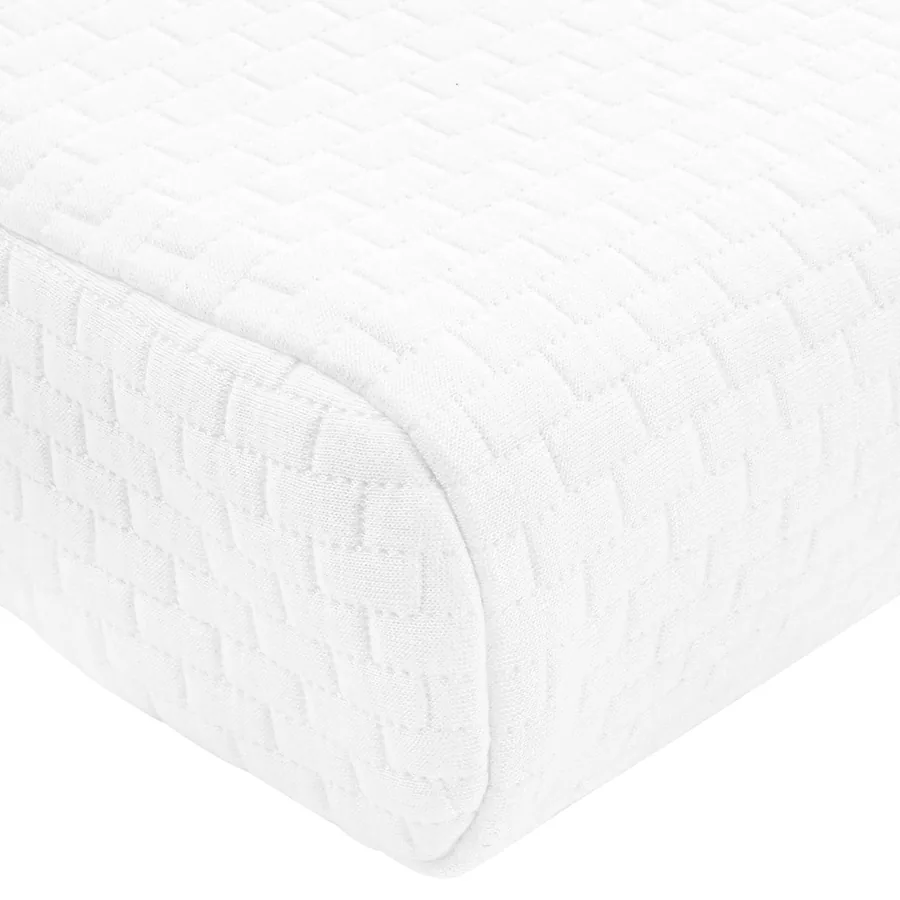 Coussin de sommeil Uni Blanc 57 x 37 x 11,5 cm - 7