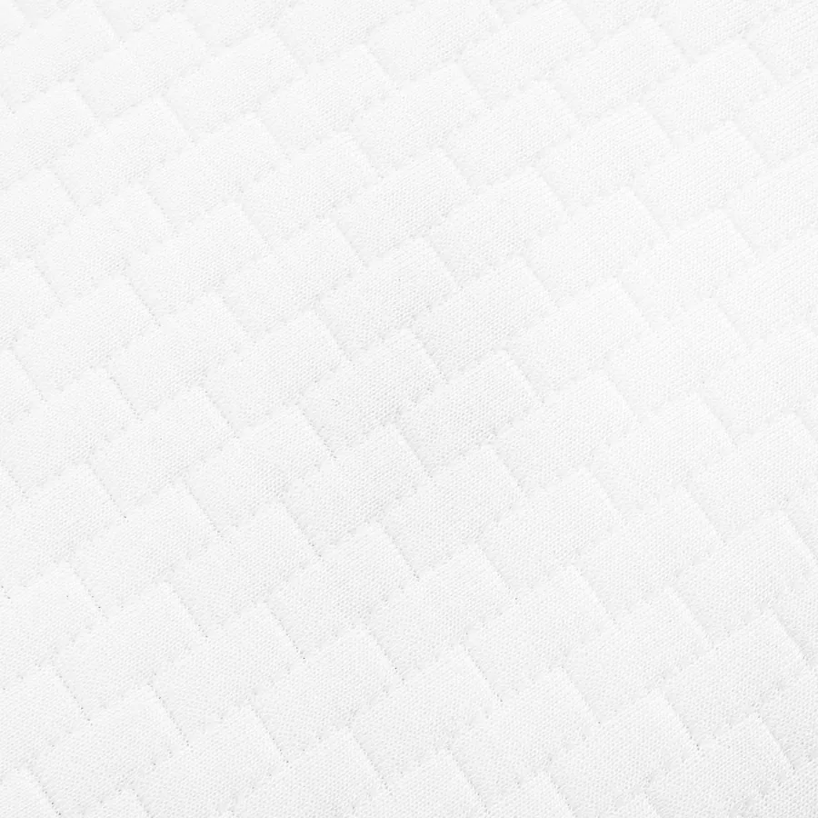 Coussin de sommeil Uni Blanc 57 x 37 x 11,5 cm - 9
