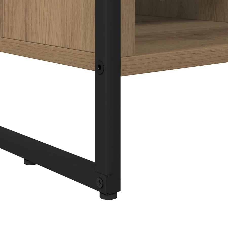 Meuble TV 100 x 36 x 49,5 cm Chêne artisan Bois d'ingénierie - 10