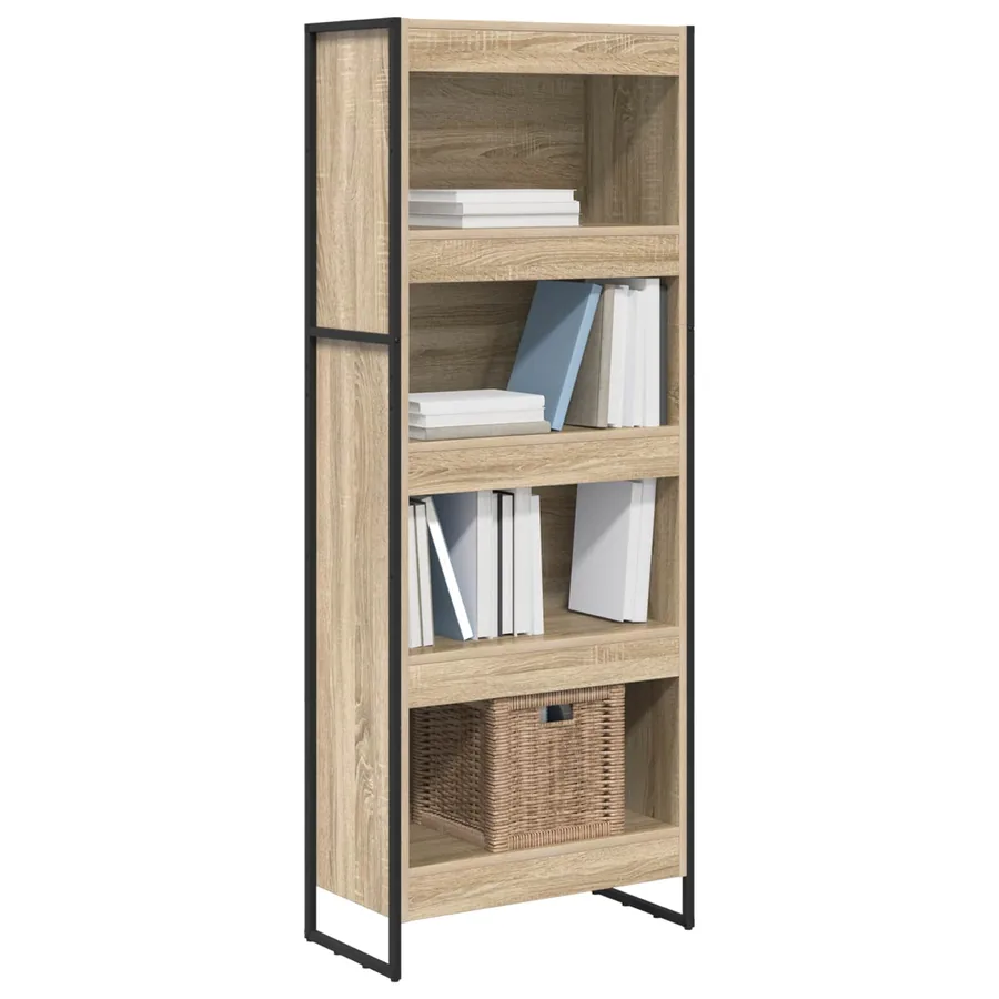 Bibliothèque Sonoma 60 x 30 x 155 cm Bois d'ingénierie - 3