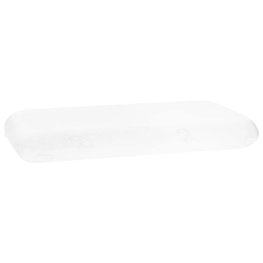 Coussin de sommeil Uni Blanc 70 x 36 x 8,5 cm - 2