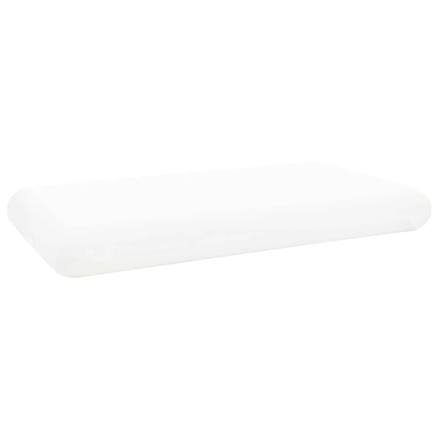 Coussin de sommeil Uni Blanc 70 x 36 x 8,5 cm - 3