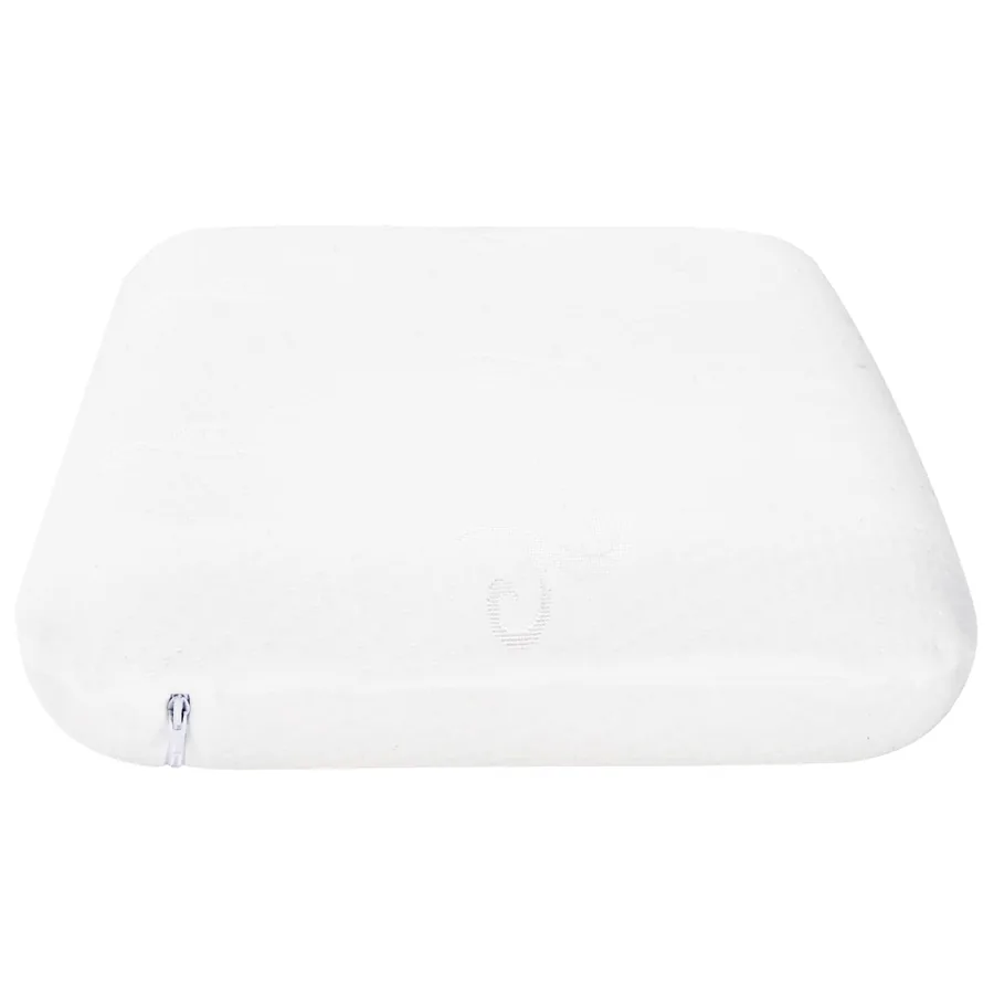 Coussin de sommeil Uni Blanc 70 x 36 x 8,5 cm - 5