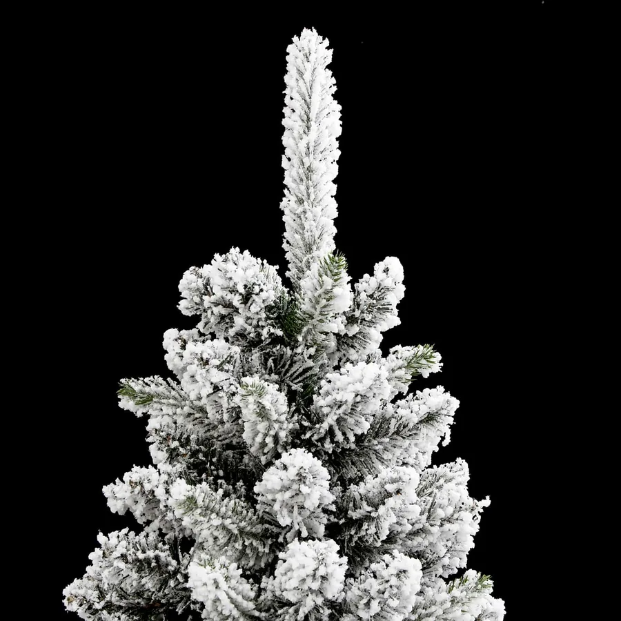Sapin de Noël artificiel Blanc 150 cm PVC, métal et plastique - 8