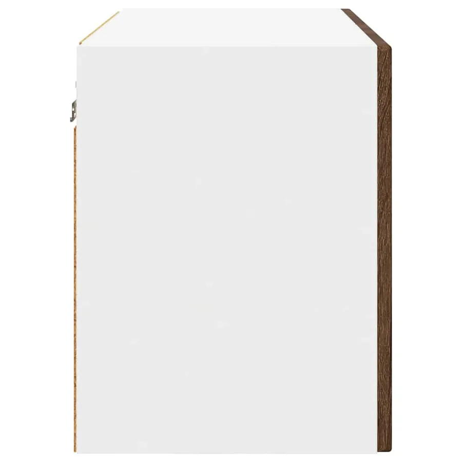 Meuble mural PORTO Chêne brun 60 x 31 x 40 cm Bois d'ingénierie - 7