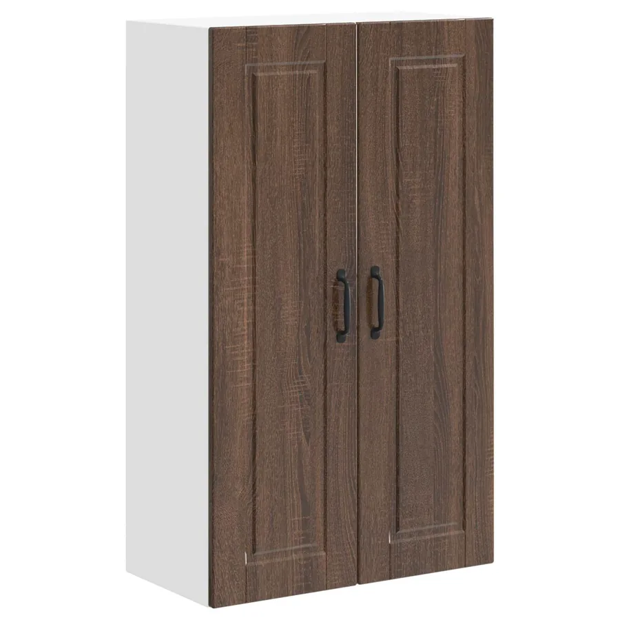 Meuble mural PORTO Chêne brun 60 x 31 x 100 cm - 2