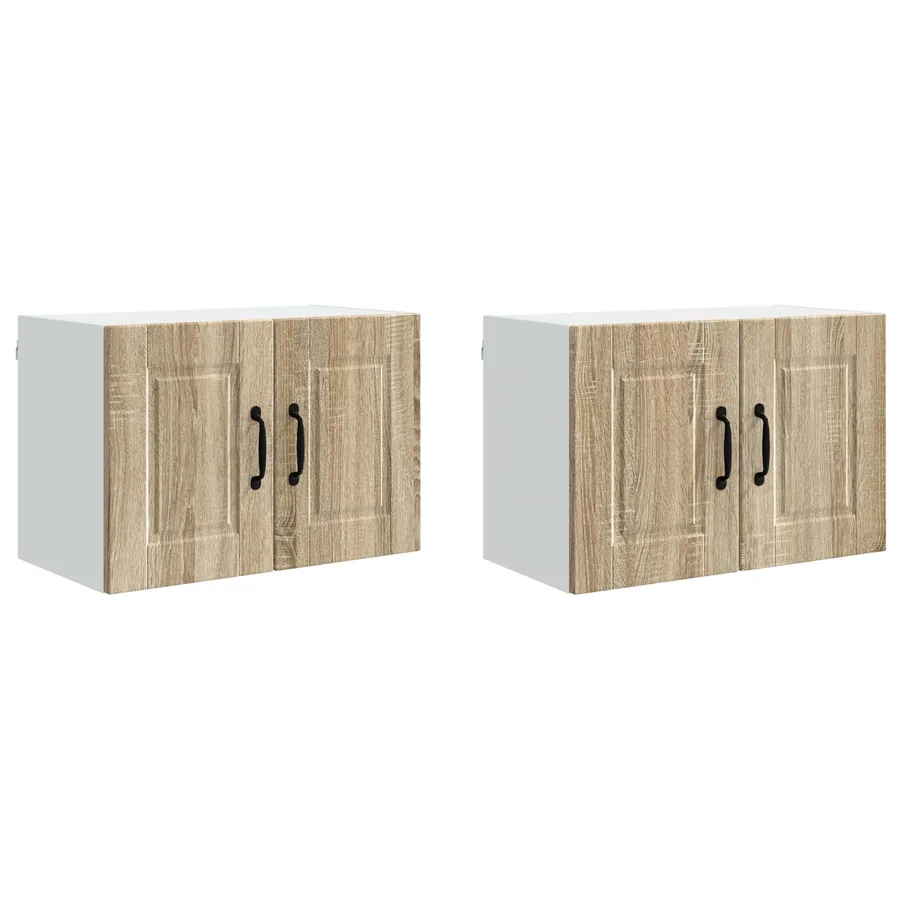 Meuble mural PORTO 2 pcs Chêne Sonoma 60 x 31 x 40 cm - 2