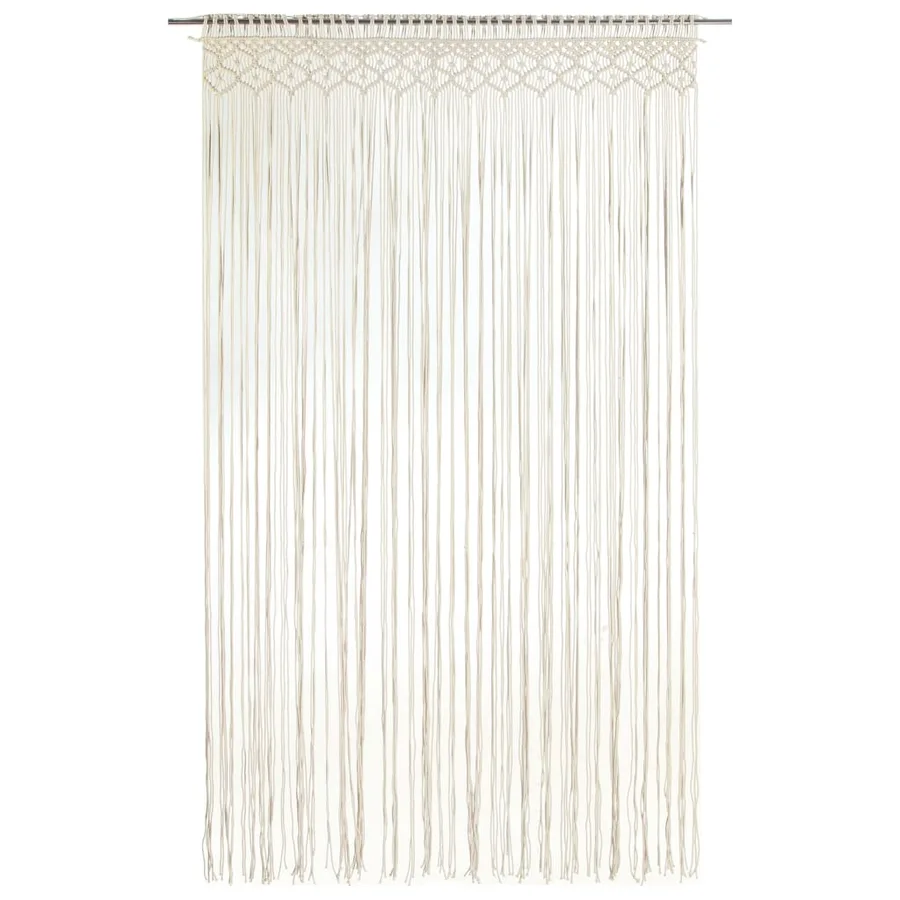 Rideau en macramé 140x240 cm Coton - 2