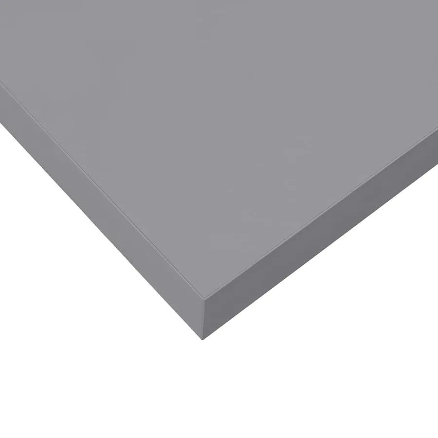 Étagères murales flottantes 2 pcs gris 23x23,5x3,8 cm MDF - 12