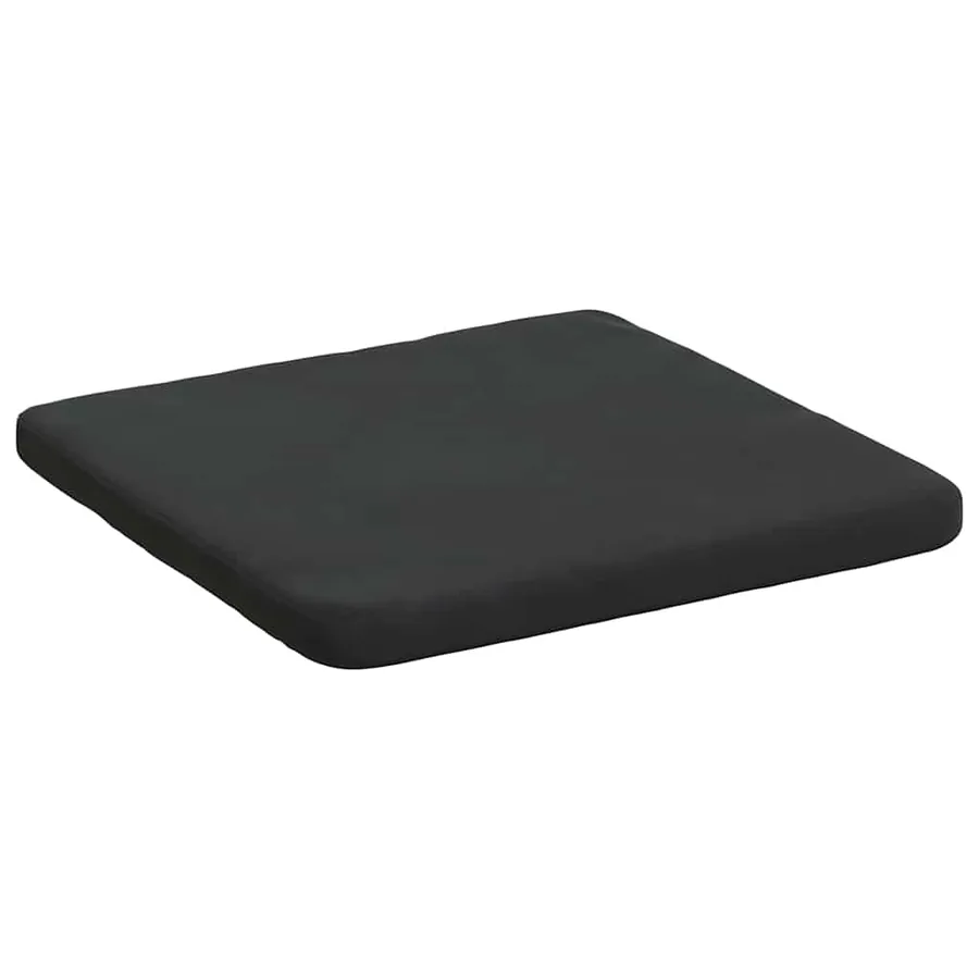 Coussins de siège 4 pcs Noir 40 x 40 x 3 cm Velours - 5
