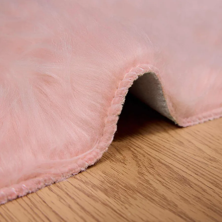 Tapis en fausse TAFALLA Rose 200 x 280 cm Polyester - 5