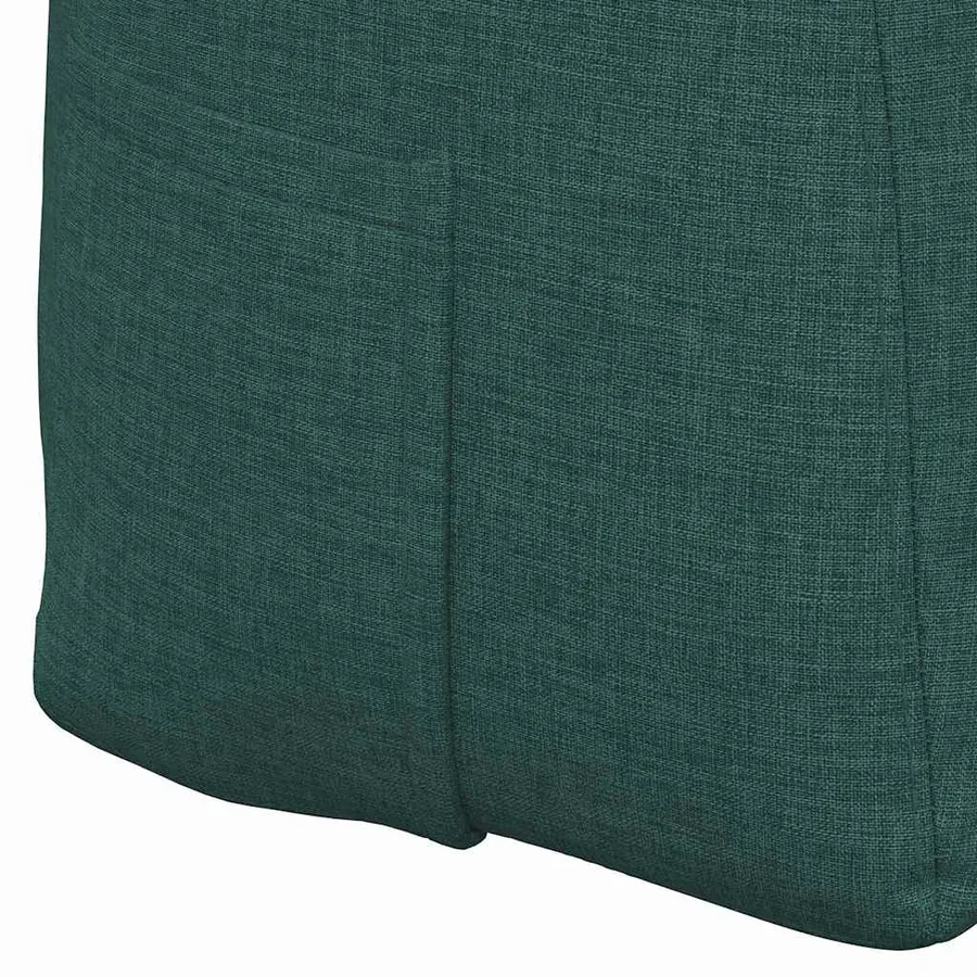 Coussin de Dos Vert foncé 140 x 24 x 50 cm tissu - 9