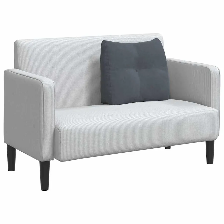 Coussin de Dos Gris foncé 60 x 24 x 50 cm Velours - 3