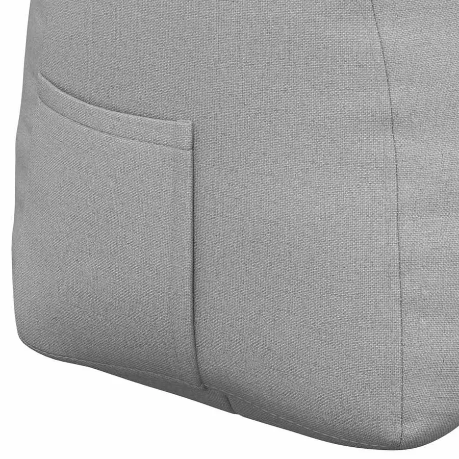 Coussin de Dos Gris nuage 140 x 24 x 50 cm tissu - 9