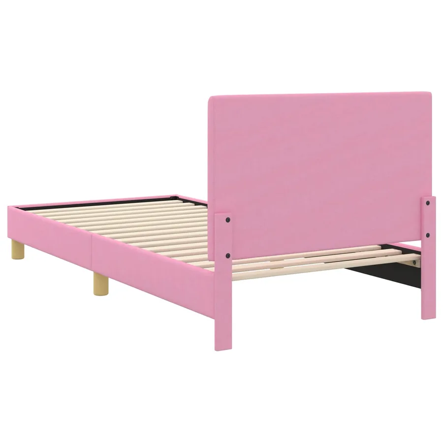 Cadre de lit pour enfants avec tête de lit Rose 90 x 200 cm - 7