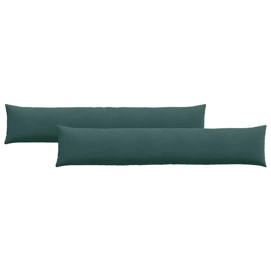 Coussins de canapé 2 pcs Vert foncé 200 x 40 cm - 2