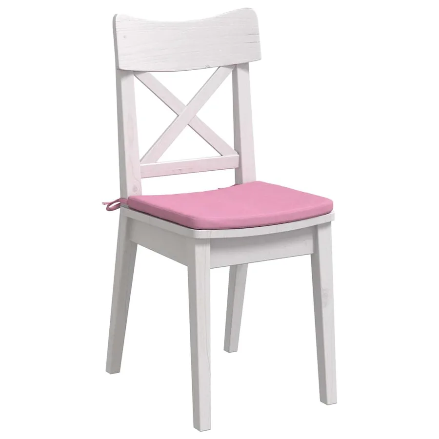Coussins de siège 4 pcs Rose 40 x 40 x 3 cm tissu - 3