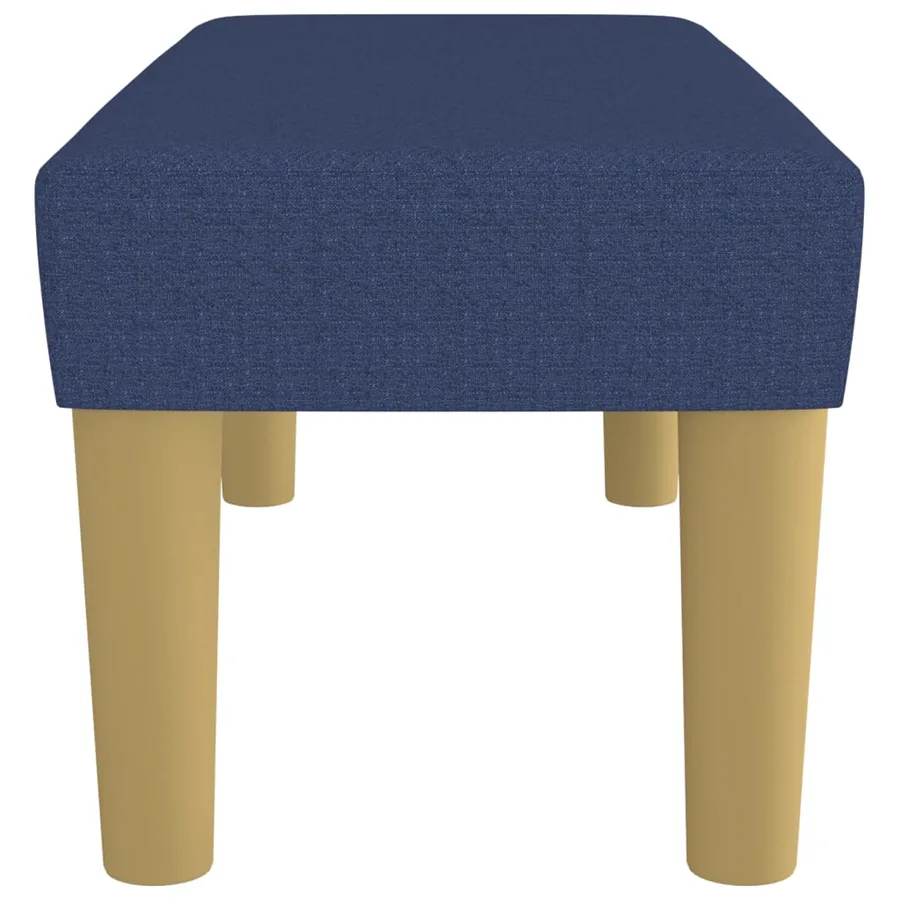 Banc Bleu 70x30x30 cm Tissu - 4