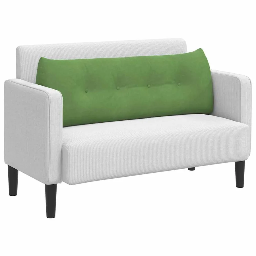 Coussin de Dos Vert clair 140 x 24 x 50 cm Velours - 3