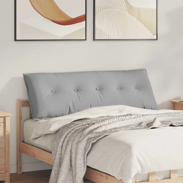 Coussin de Dos Gris nuage 140 x 19 x 50 cm tissu