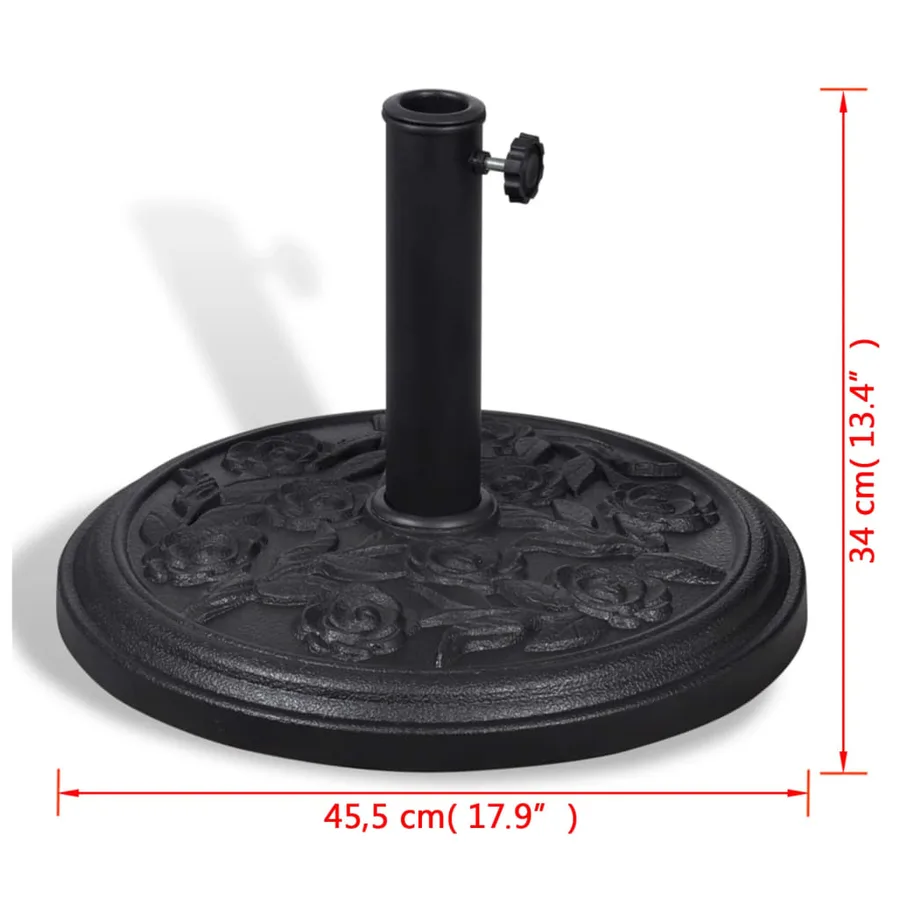 Socle de parasol rond Résine - 4