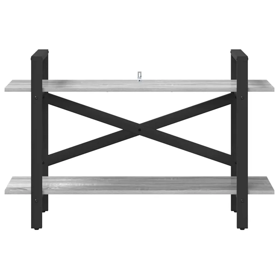 Étagère Gris Sonoma 100 x 33,5 x 64 cm Bois d'ingénierie - 5
