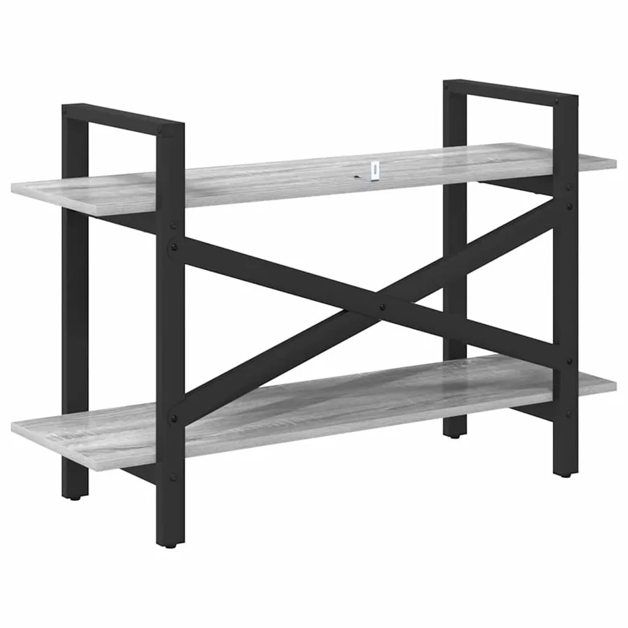 Étagère Gris Sonoma 100 x 33,5 x 64 cm Bois d'ingénierie - 7
