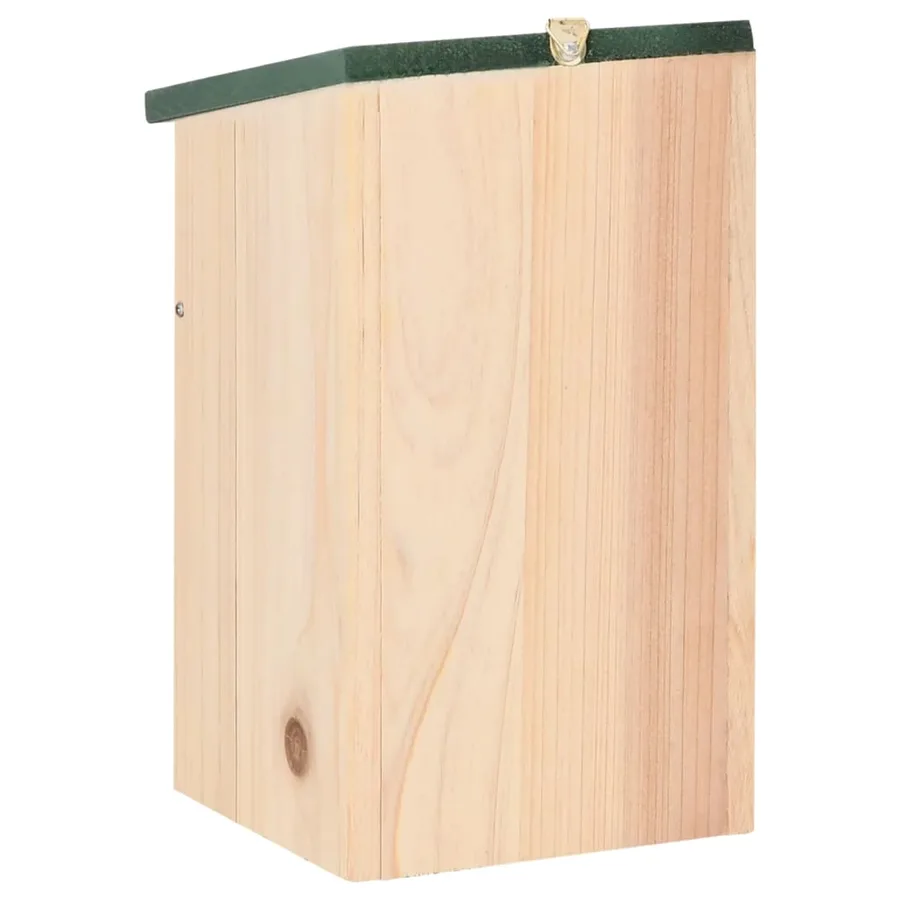 4 pcs Nichoirs Bois 12x12x22 cm - 5