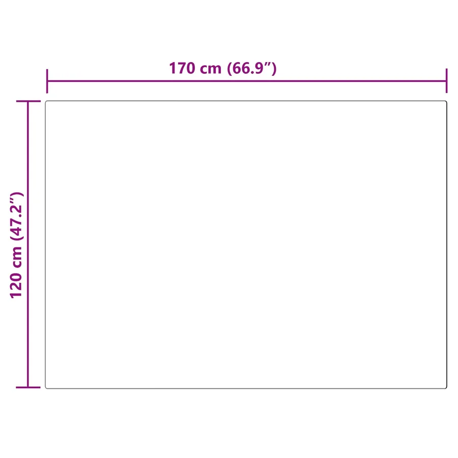 Tapis en fausse TAFALLA Gris 120 x 170 cm Polyester - 10