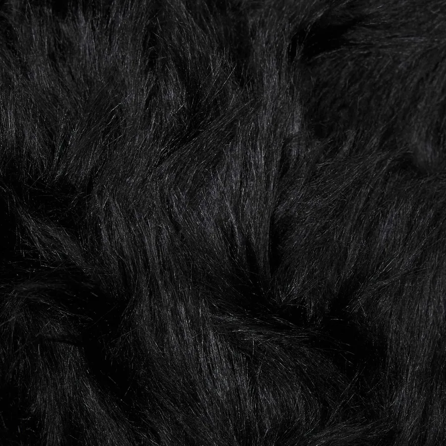 Tapis en fausse TAFALLA Noir 60 x 90 cm Polyester - 10