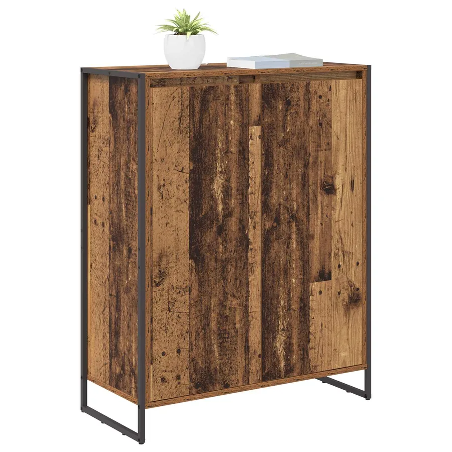 Cabinet à chaussures avec stockage Bois Ancien 79 x 36 x 100 cm - 3
