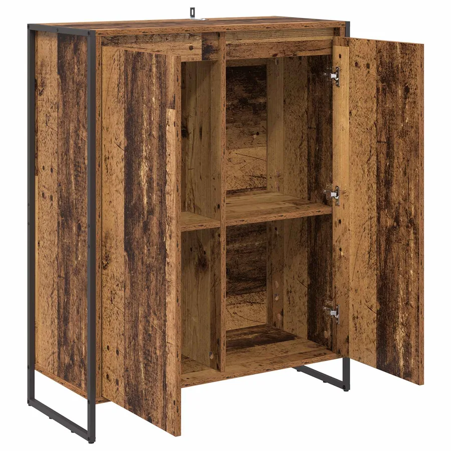 Cabinet à chaussures avec stockage Bois Ancien 79 x 36 x 100 cm - 5