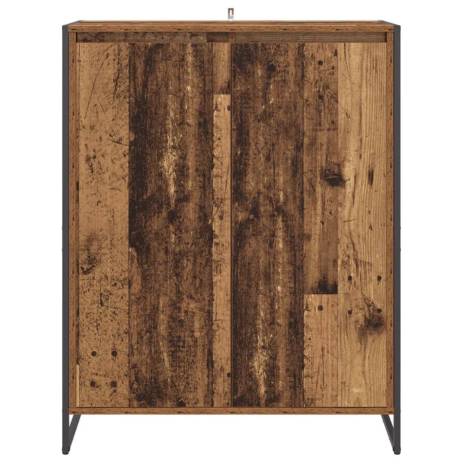 Cabinet à chaussures avec stockage Bois Ancien 79 x 36 x 100 cm - 6
