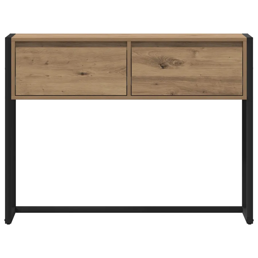 Table d'appoint Chêne artisan 100 x 36 x 75 cm - 6