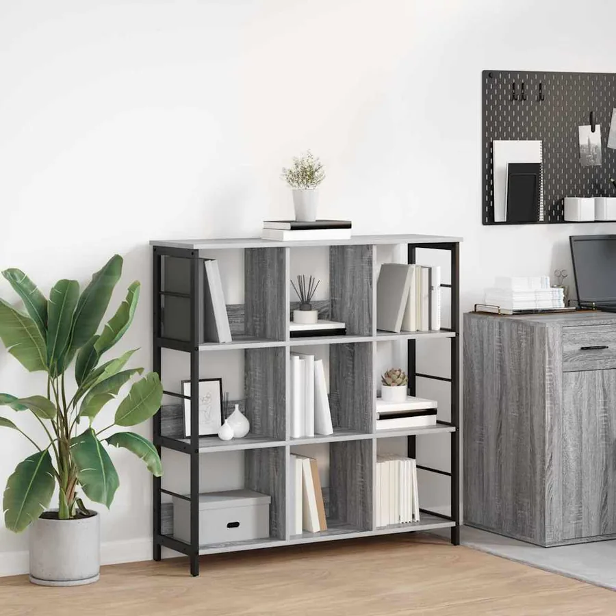 Étagère Gris Sonoma 102 x 32 x 104,5 cm Bois d'ingénierie