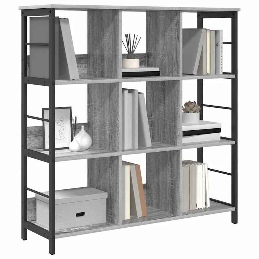 Étagère Gris Sonoma 102 x 32 x 104,5 cm Bois d'ingénierie - 3