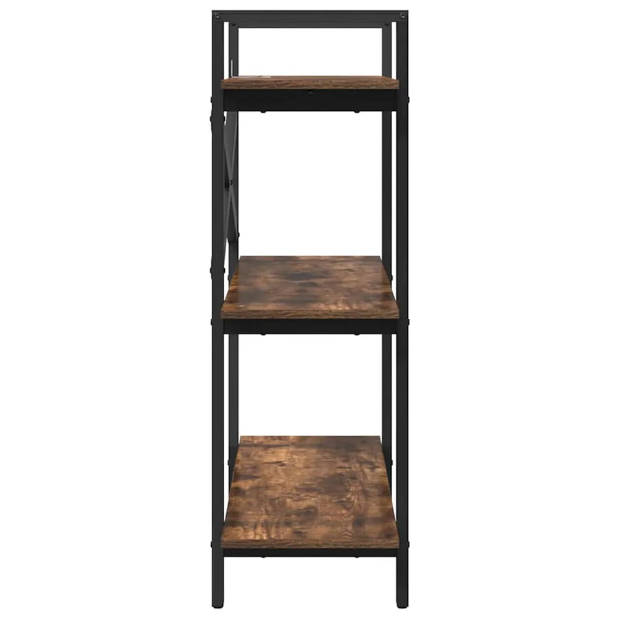Étagère Chêne fumé 100 x 33,5 x 102 cm Bois d'ingénierie - 6