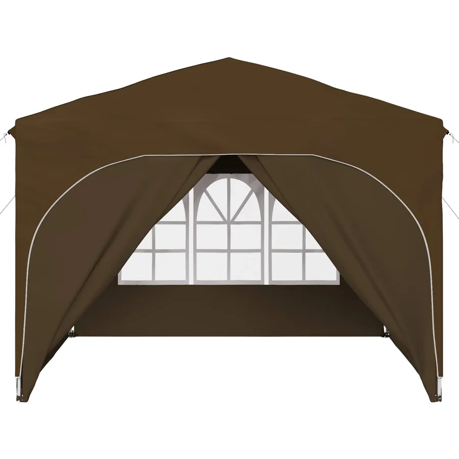 Tente de fête pop-up 290 x 290 x 245 cm Taupe - 7