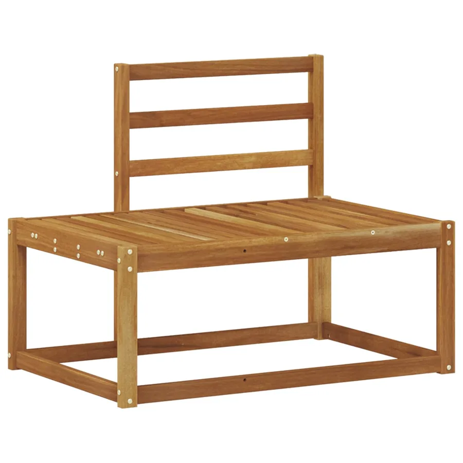 Ensemble de canapés d'extérieur 2 pcs Naturel - 4