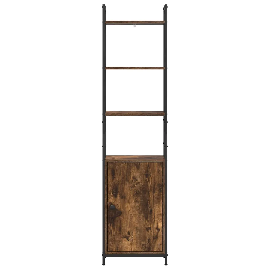 Bibliothèque Chêne fumé 40 x 24 x 161 cm Bois d'ingénierie - 6