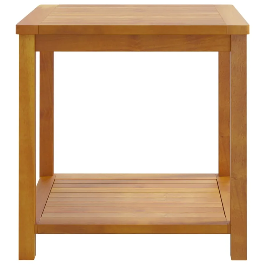 Table d'appoint Bois d'acacia massif 45x45x45 cm - 3
