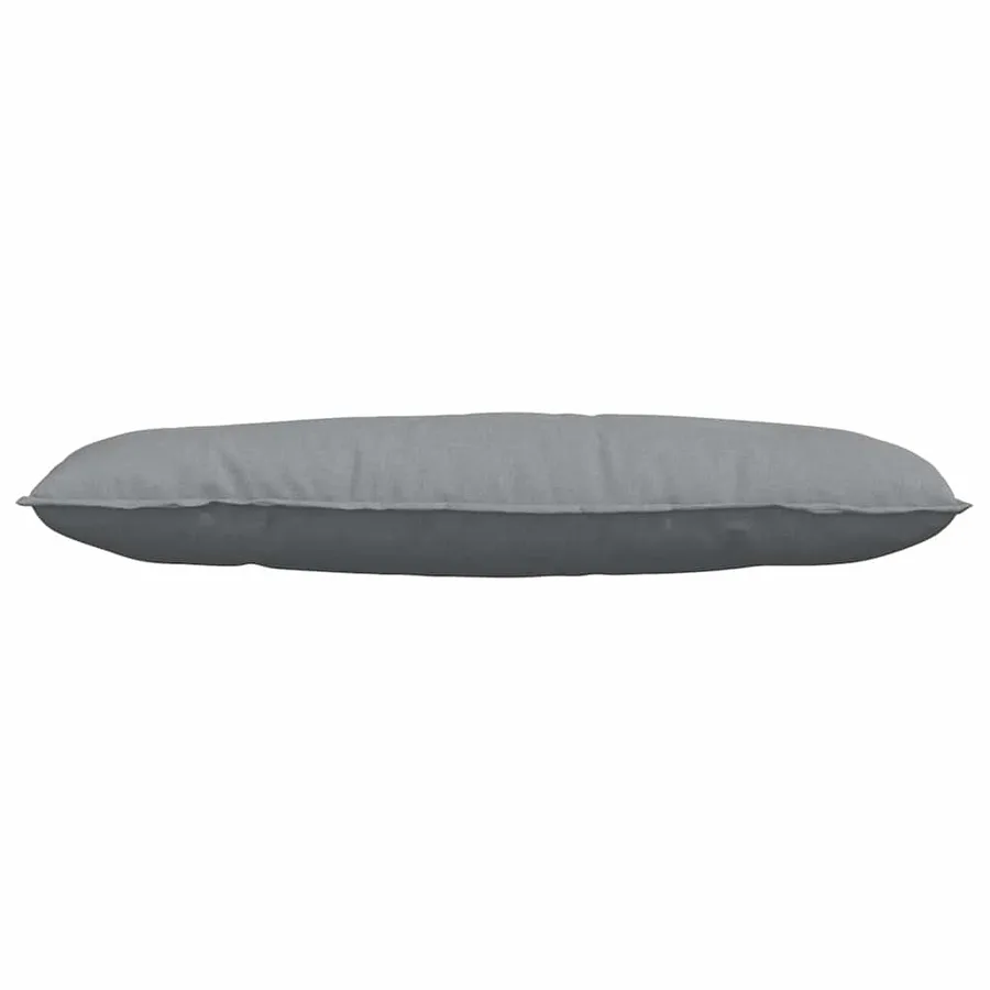 Coussin de Dos Gris clair 120 x 19 x 50 cm tissu - 5