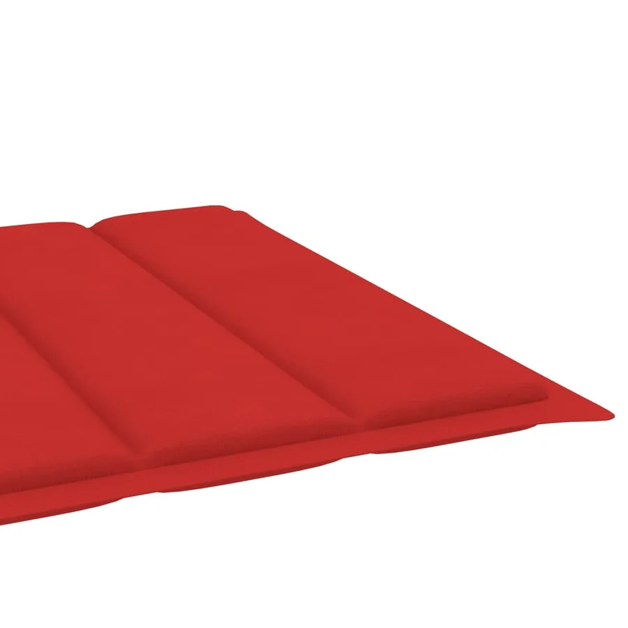 Chaise longue de jardin avec coussin Bois d'acacia solide - 10
