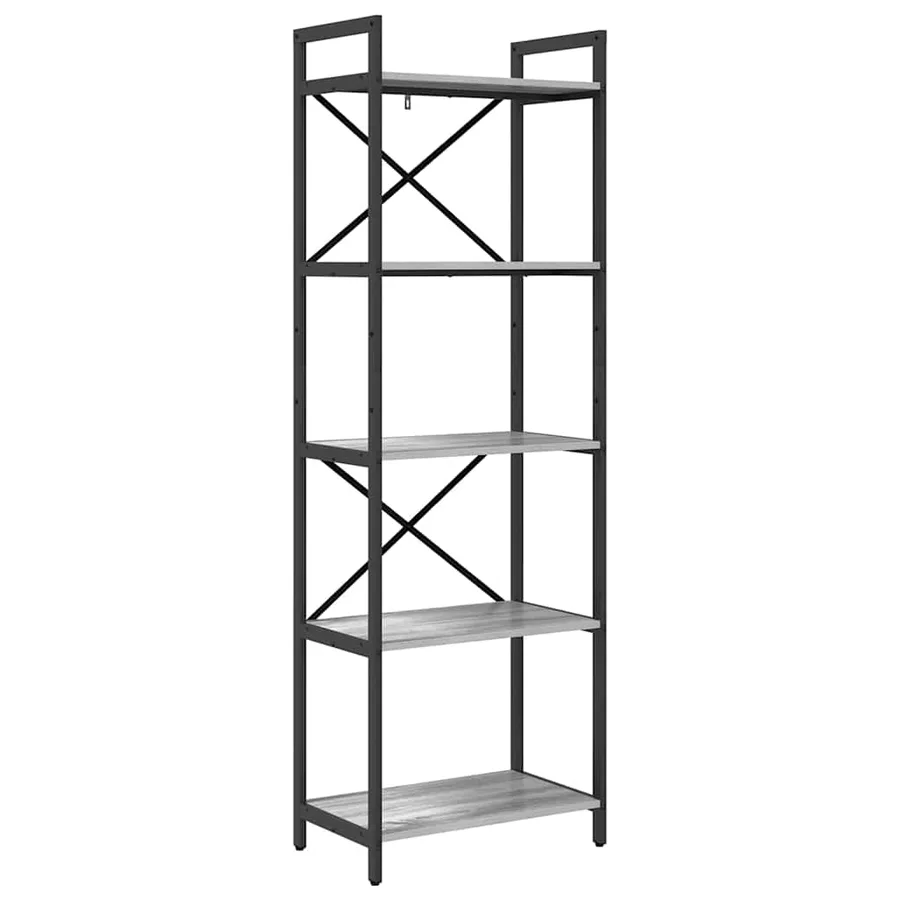 Étagère Gris Sonoma 56 x 34 x 171 cm Bois d'ingénierie - 2