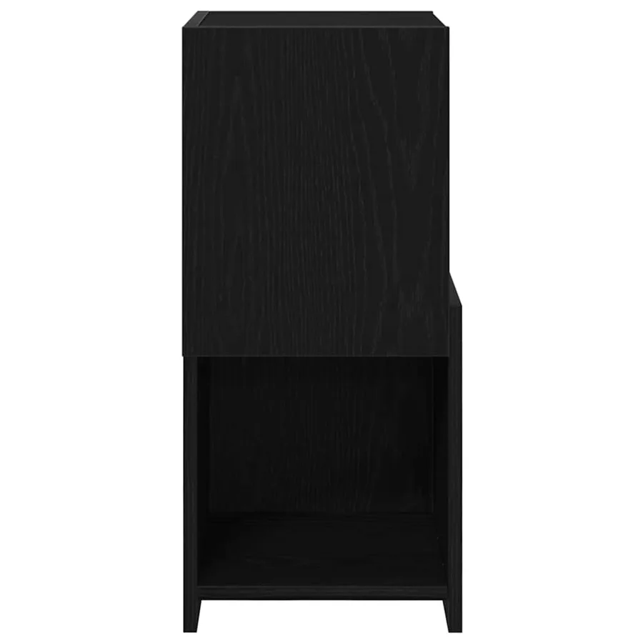 Meuble d'angle Chêne noir 30,5x30x65cm Bois d'ingénierie - 6