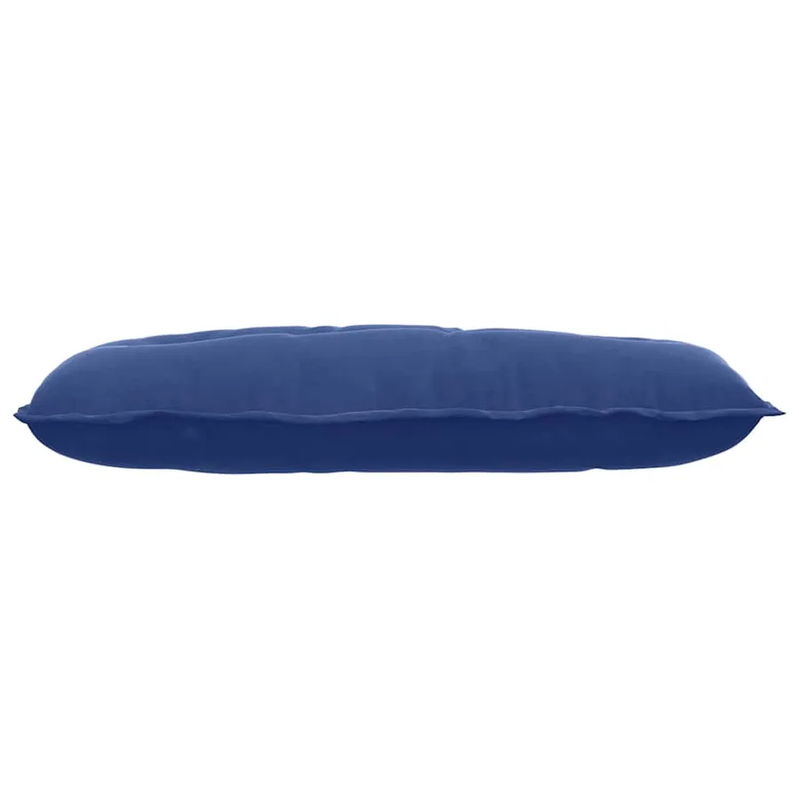 Coussin de Dos Bleu police 100 x 50 cm Tissu en velours côtelé - 5