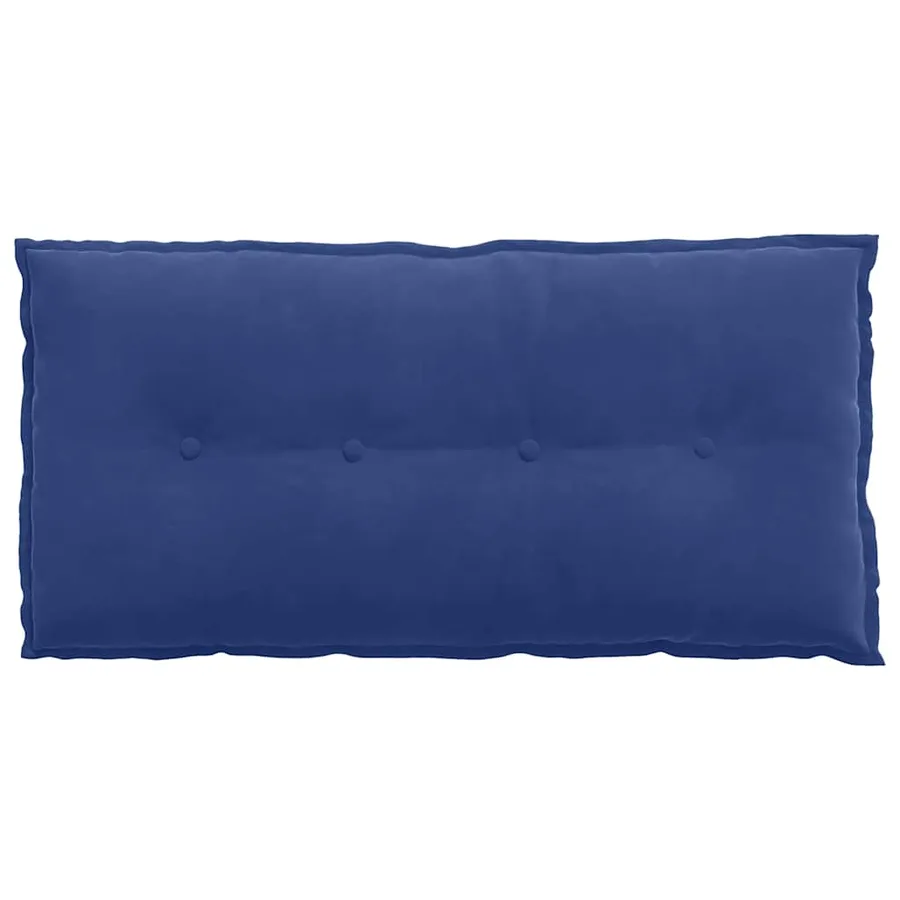Coussin de Dos Bleu police 100 x 50 cm Tissu en velours côtelé - 6
